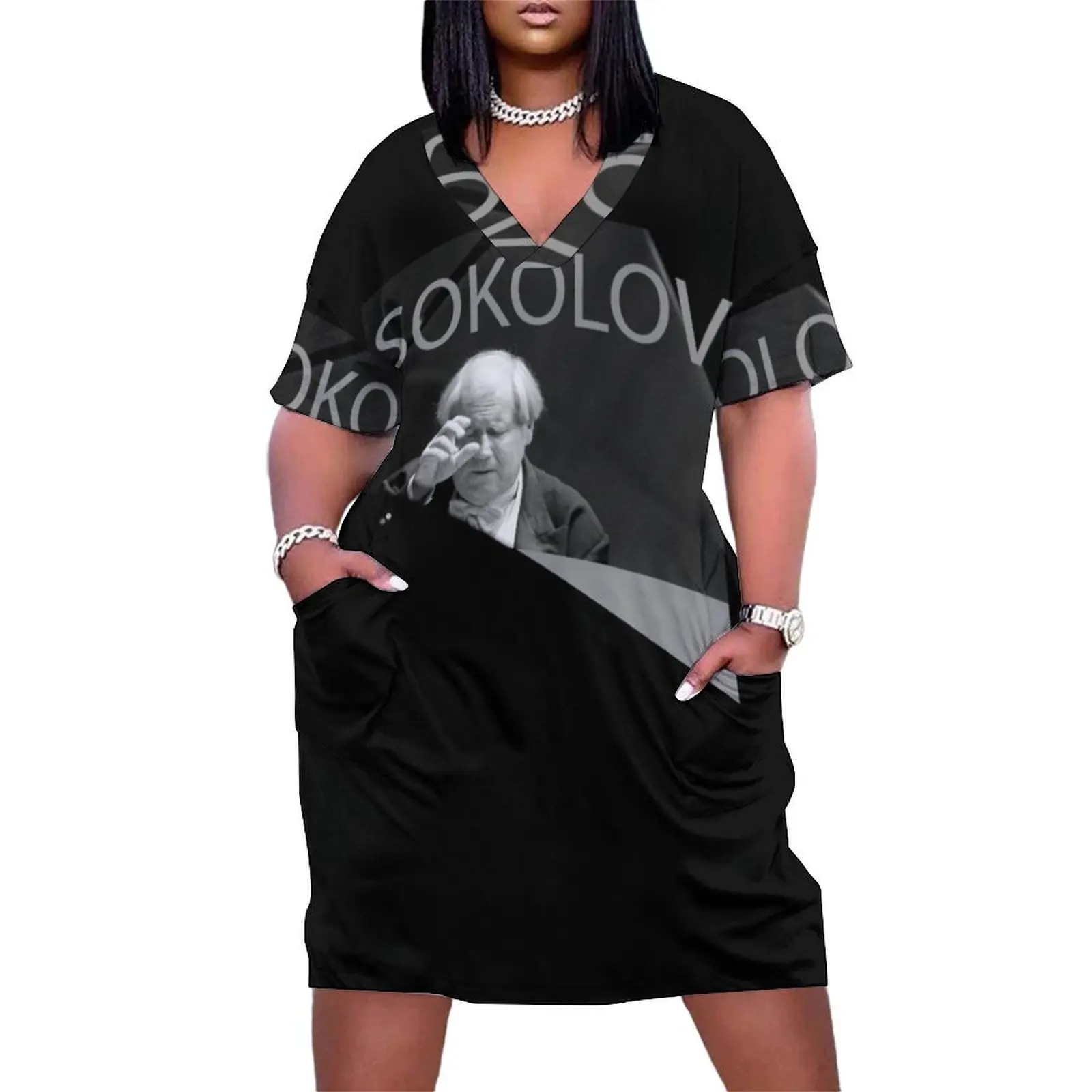 Grigory Sokolov Свободное платье с карманами Женская одежда свадебные платья для