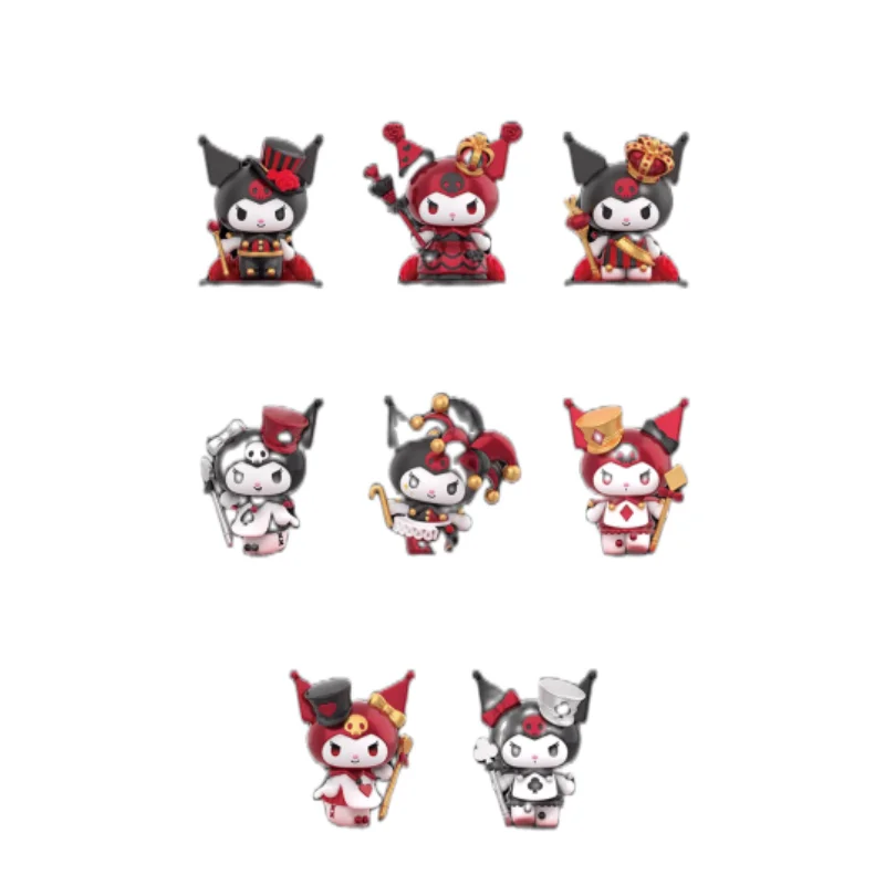 

Sanrio игровая Карта Серия Kingdom Kuromi сюрприз Женская милая кукла ручной работы украшение для девочки творчество праздничный подарок