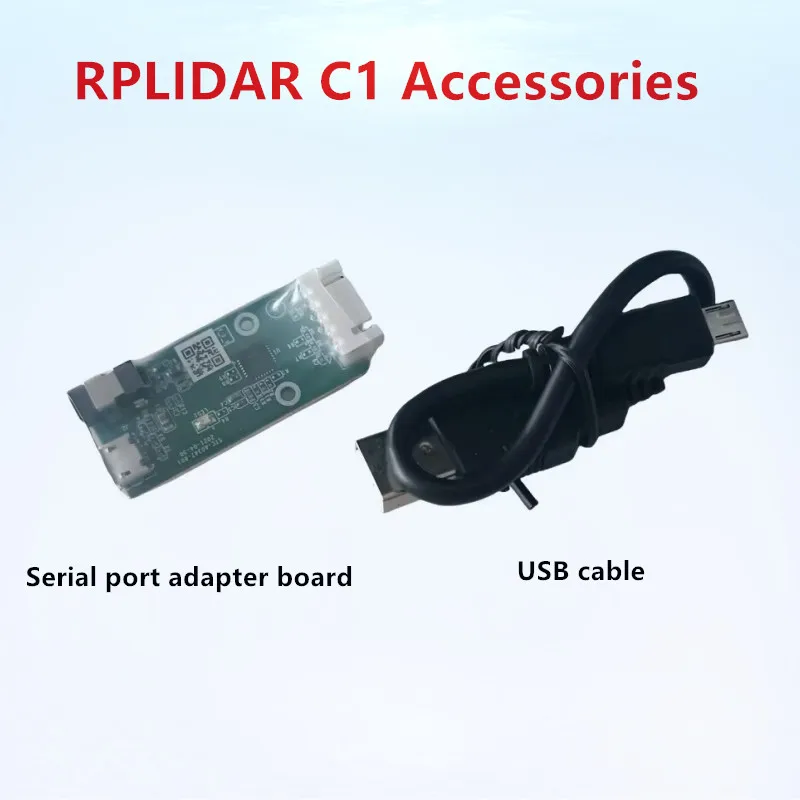 Фото SLAMTEC RPLIDAR C1 лидарный датчик USB-адаптер последовательного порта, соединительный линейный кабель C1M1 №1