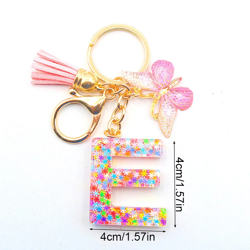 Брелок для ключей с блестками и надписью женщин