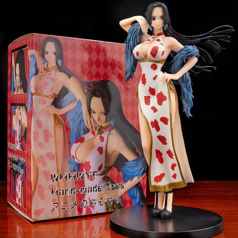 

23CM Anime ONE PIECE Oka Shichibukai Sweetheart cheongsam Boa Hancock PVC model Action Figure Collection Toys Ornaments gifts