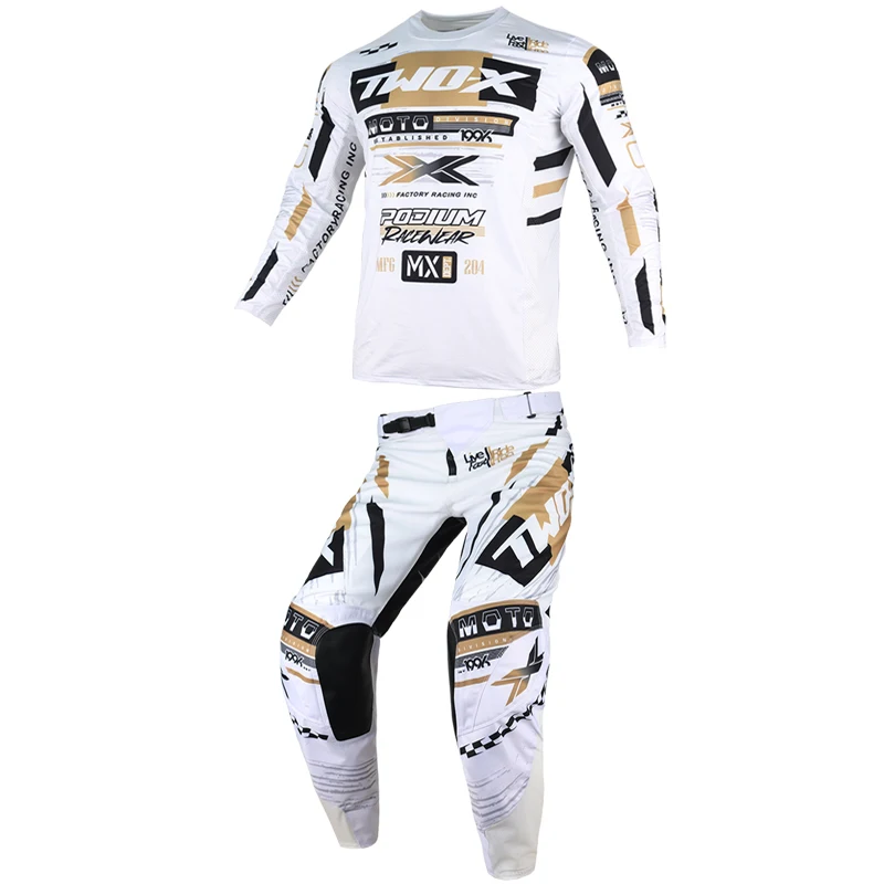 

Two-X Podium Gladiator Мотокросс MX/ATV Джерси Брюки Эндуро Комплект снаряжения Мотоциклетная одежда Mtb Карракный костюм Комплект для бездорожья и грязи