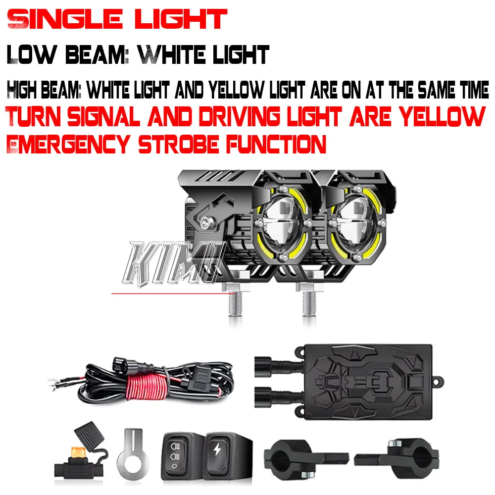 Для QJMOTO SVT 650 мотоциклетные светодиодные прожекторы дальнего и ближнего света