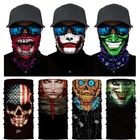 3D череп, велосипедный шарф, маска для езды на велосипеде, Мужская Волшебная сменная маска на шею, труба-гетра, бандана, женские и мужские шарфы, снуд, головной убор, Балаклава