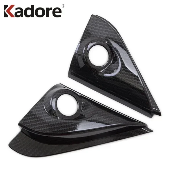 

Для Mitsubishi Outlander 2016-2020 углеродное волокно, треугольная стойка, аудио стереодинамик, рамки, чехлы, аксессуары для салона автомобиля