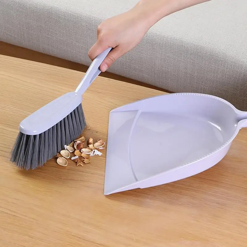 

Mini Dustpan And Brush Purple Table Broom For Crumbs 5 Pcs Kids Broom Set Household Table Brush Cleaner