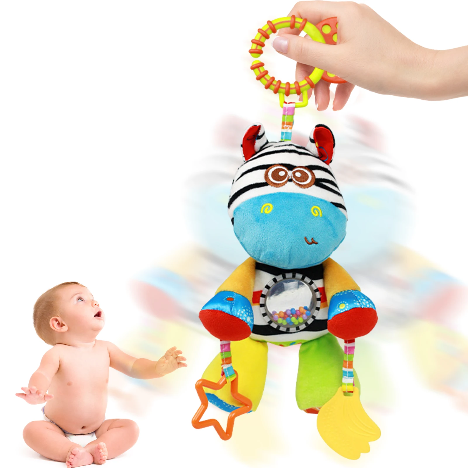 

Stroller Toys Suspending Rattles Spiral Stroller Car Seat Toy Babies Spiral Activity Toy Suspending Stroller Toys For Boys And