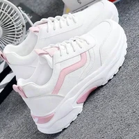 2022 new comfortable breathable white flats women sneakers fashion casual shoes woman platform sneakers female chaussure femme