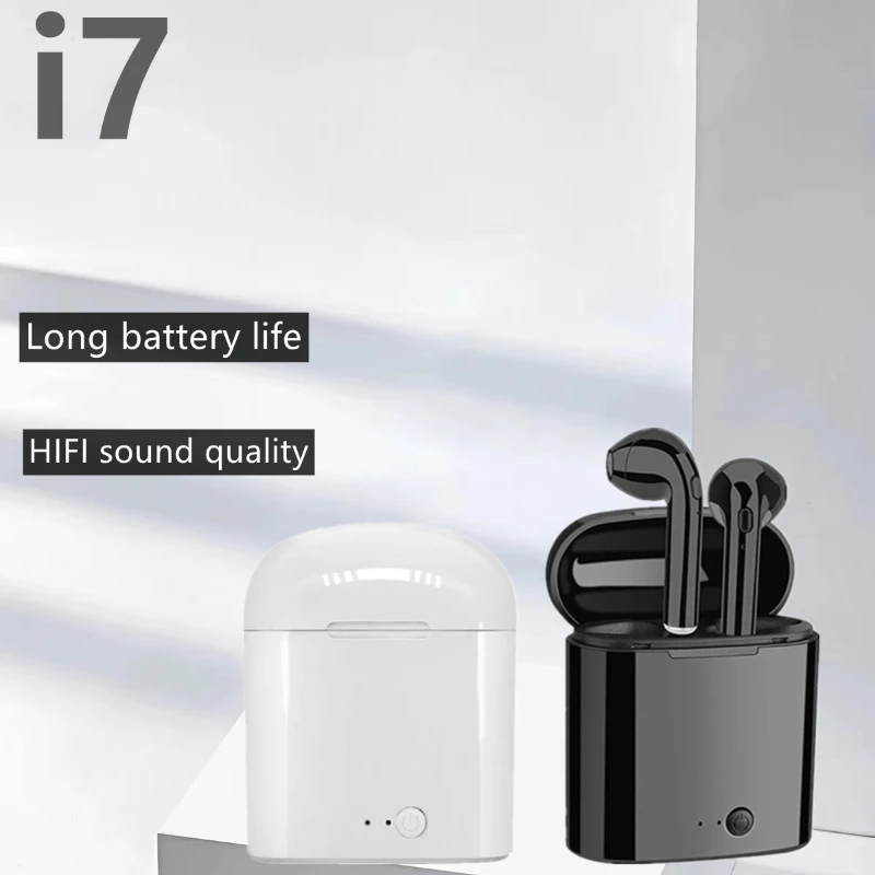 

TWS I7s Bluetooth-наушники; Беспроводные стереонаушники для всех смартфонов; Спортивные наушники; Bluetooth-наушники; Внутриканальные наушники