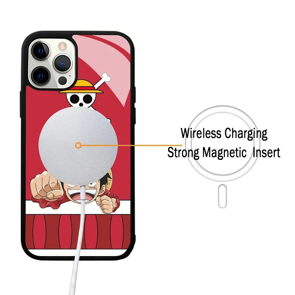 Чехол Для Телефона Anime Adventure O_One Piece E iPhone 15/14/13 Pro Max/11/12 Mini С Зеркальной Пленкой