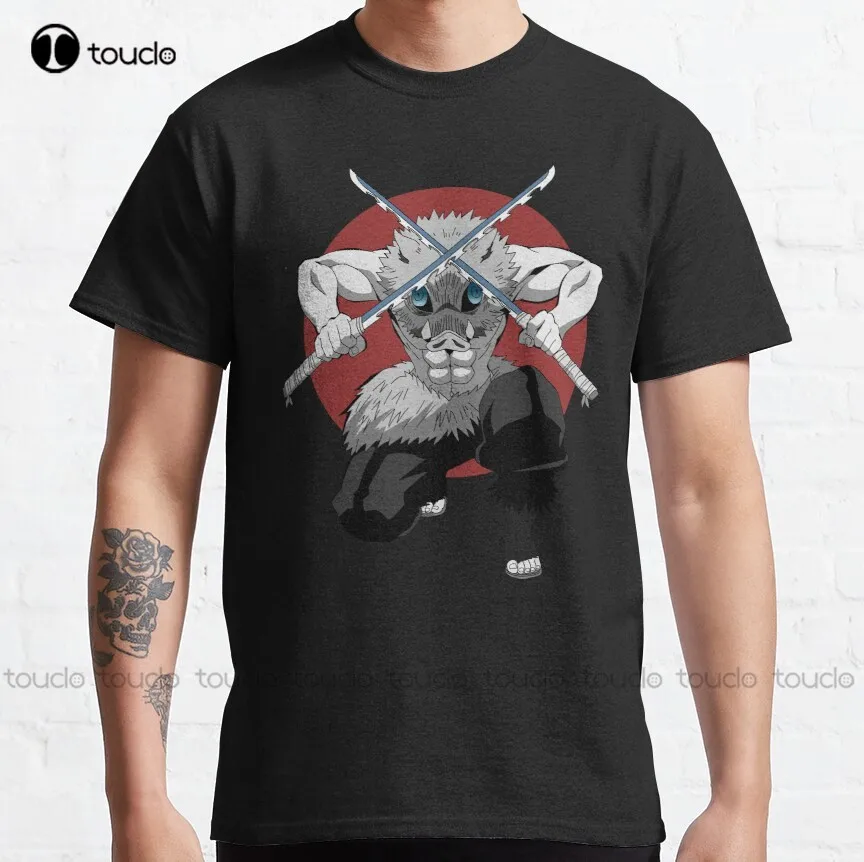 

Inosuke Hashibira Demon Slayer Kimetsu No Yaiba Classic T-Shirt Custom Shirt Custom Aldult Teen Unisex Xs-5Xl Fashion Funny New