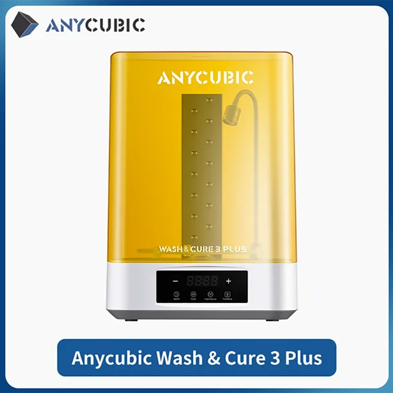 Фото ANYCUBIC Wash&Cure 3 Plus: Установка для очистки и отверждения 2-в-1 с большим объемом для 3D-принтеров LCD SLA, совместимая с Photon M5s X 6ks №1