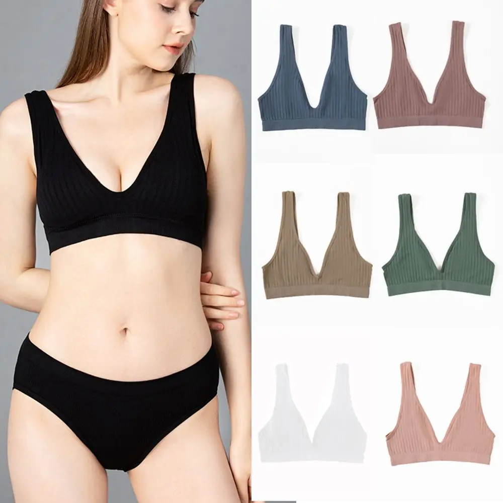 

Женский бесшовный бюстгальтер с глубоким V-образным вырезом