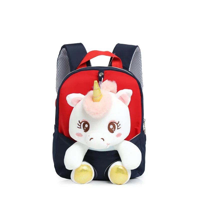 Girls' School Backpack Child Girl Smiggle Bags Backpacks New Unicorn Kindergarten Plush Toy Ultralight Nylon Trendy Bag Kid