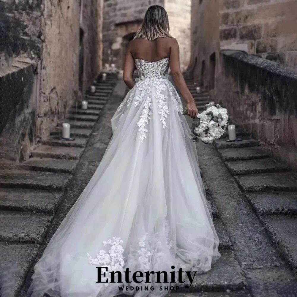 Свадебные платья на шнуровке по индивидуальному заказу милое для женщин 2024