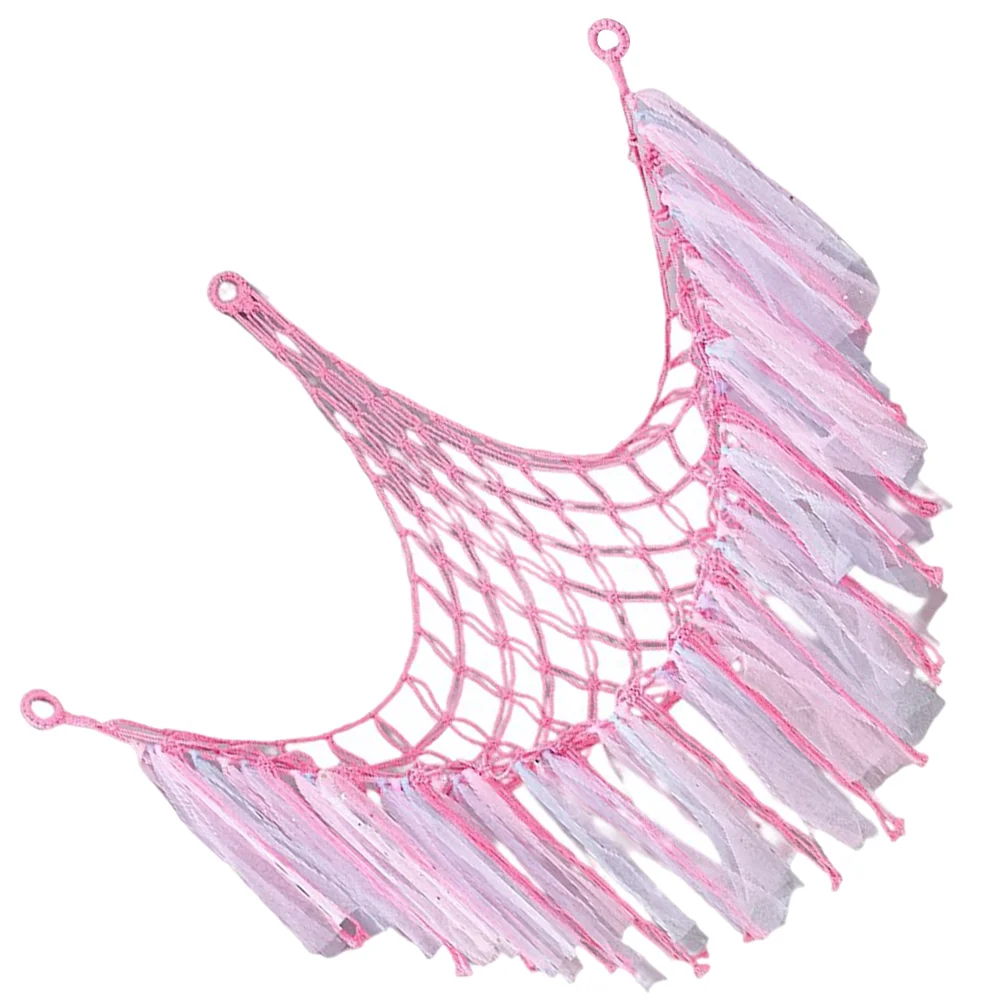 

Hammock Stuffed Animals Toy Storage Hanging Organizer Plushies Wall Corner Mesh Pet Net Holder Children Triangular Bag