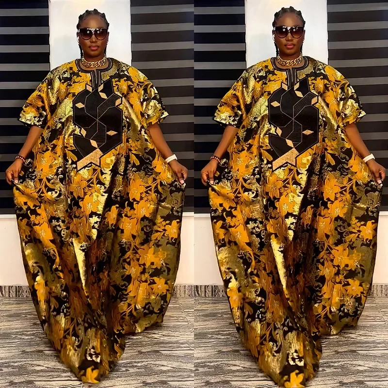 Мусульманская Мода Boubou Robe размера плюс традиционная африканская одежда Анкара