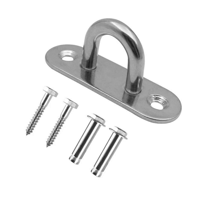 

Stainless Steel Yoga Fixing Plate Hammock Swing Chair Hook Yoga Hook Ring Fan Sandbag Fixing Hook