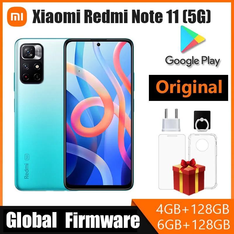 Xiaomi Redmi Note 11 5G Networks Cellphone xiaomi Smartphone (Random color)