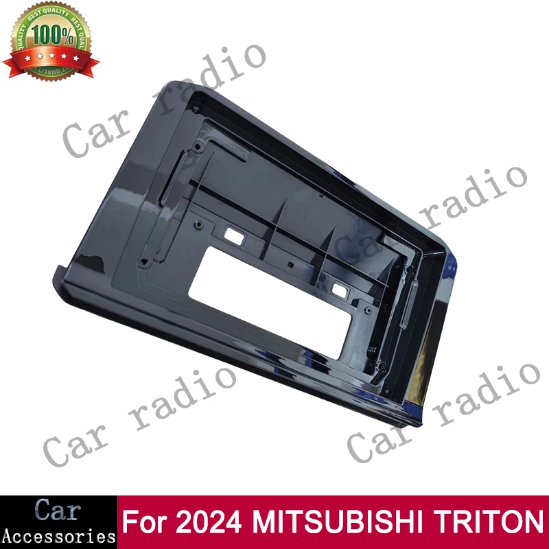 Фото 9-дюймовый для 2024+ MITSUBISHI TRITON, автомобильный Android-радио, стереоплеер, рамка, головное устройство, лицевая панель, крышка приборной панели, корпус №4