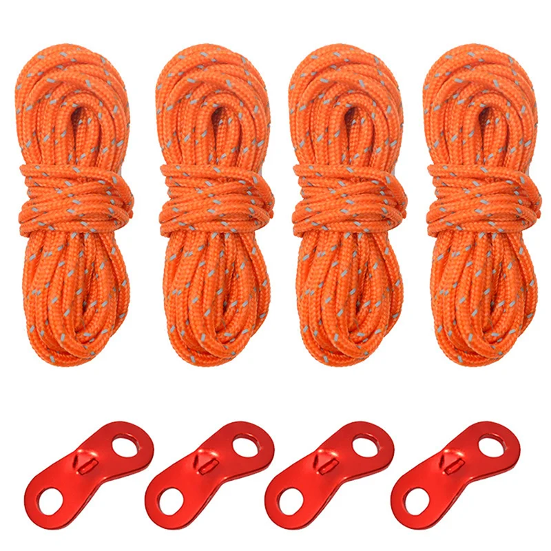 

Reflective Guyline Outdoor Camping Tent Rope Runners Guy Line Cord Wire Tent Accessories