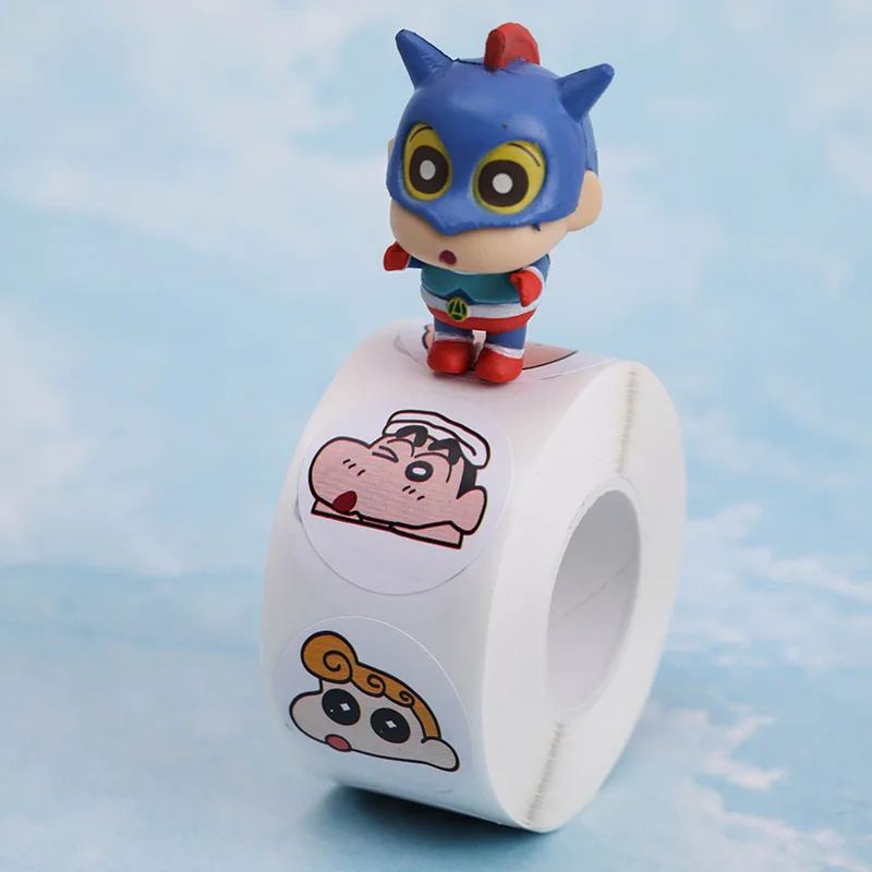 500 шт. наклейки Crayon Shin-chan в подарочном пакете ярлык для упаковки украшение