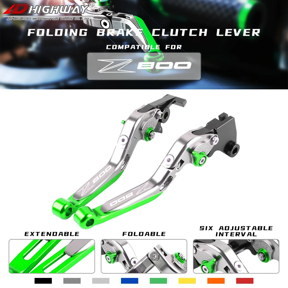 

CNC Brake Handle Bar Lever Extendable Folding Adjustable Brake Clutch Levers For Kawasaki Z800 Z800E Z 800 Version 2013-2016