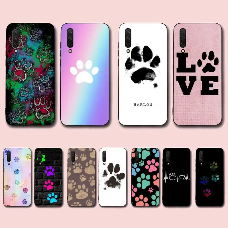 

Best Friends Dog Paw Phone Case for Xiaomi mi 5 6 8 9 10 lite pro SE Mix 2s 3 F1 Max2 3