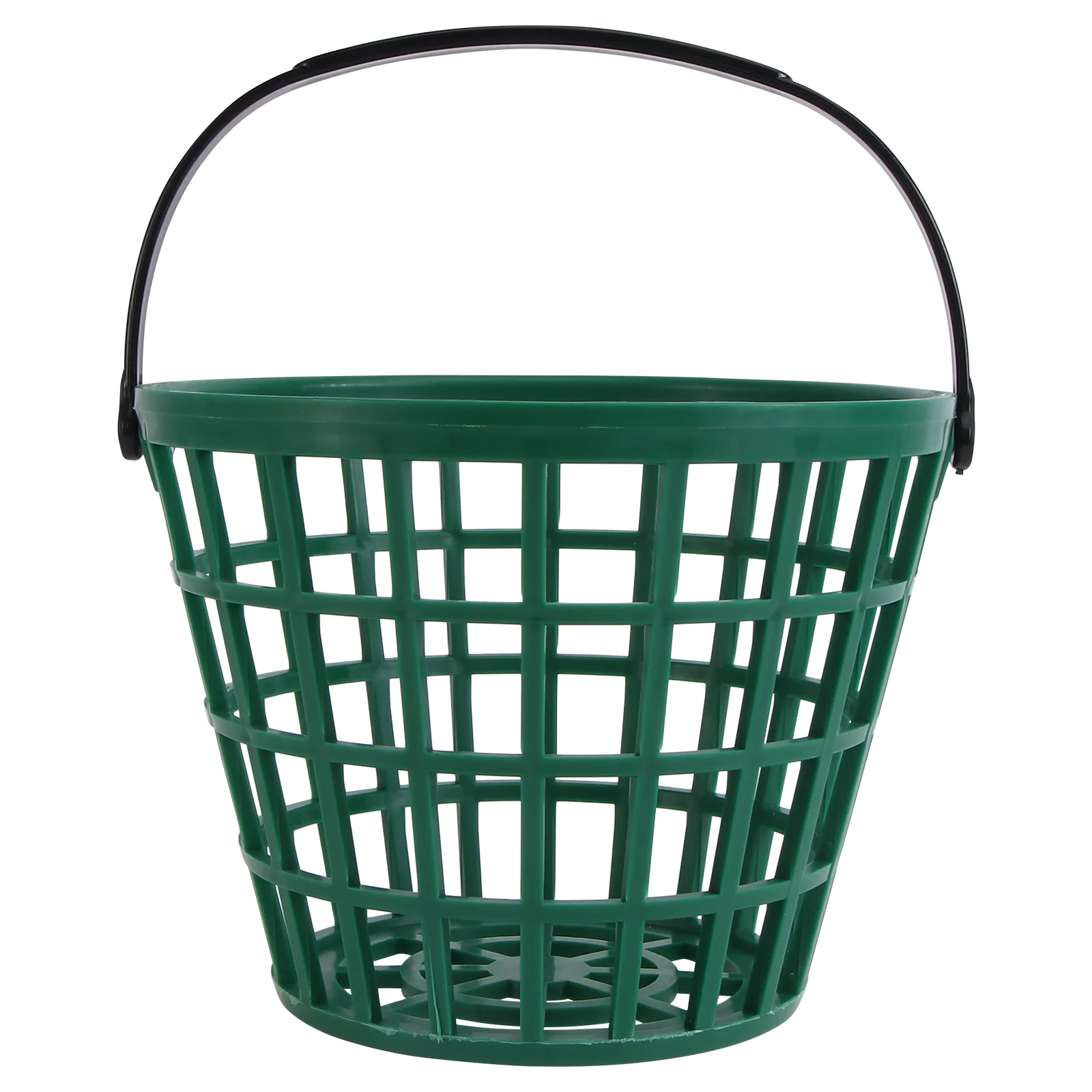 

Ball Basket Plastic Containers Ball Holder Contain Stadium Accessories (Green, Can Pack 50pcs)