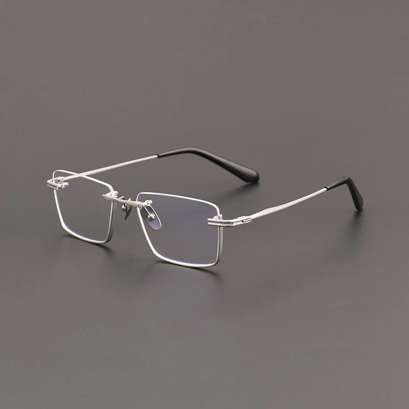 

Новинка, простая оправа для очков, модные мужские дизайнерские высококачественные квадратные оптические очки из сплава, женские индивидуализированные очки для чтения при близорукости