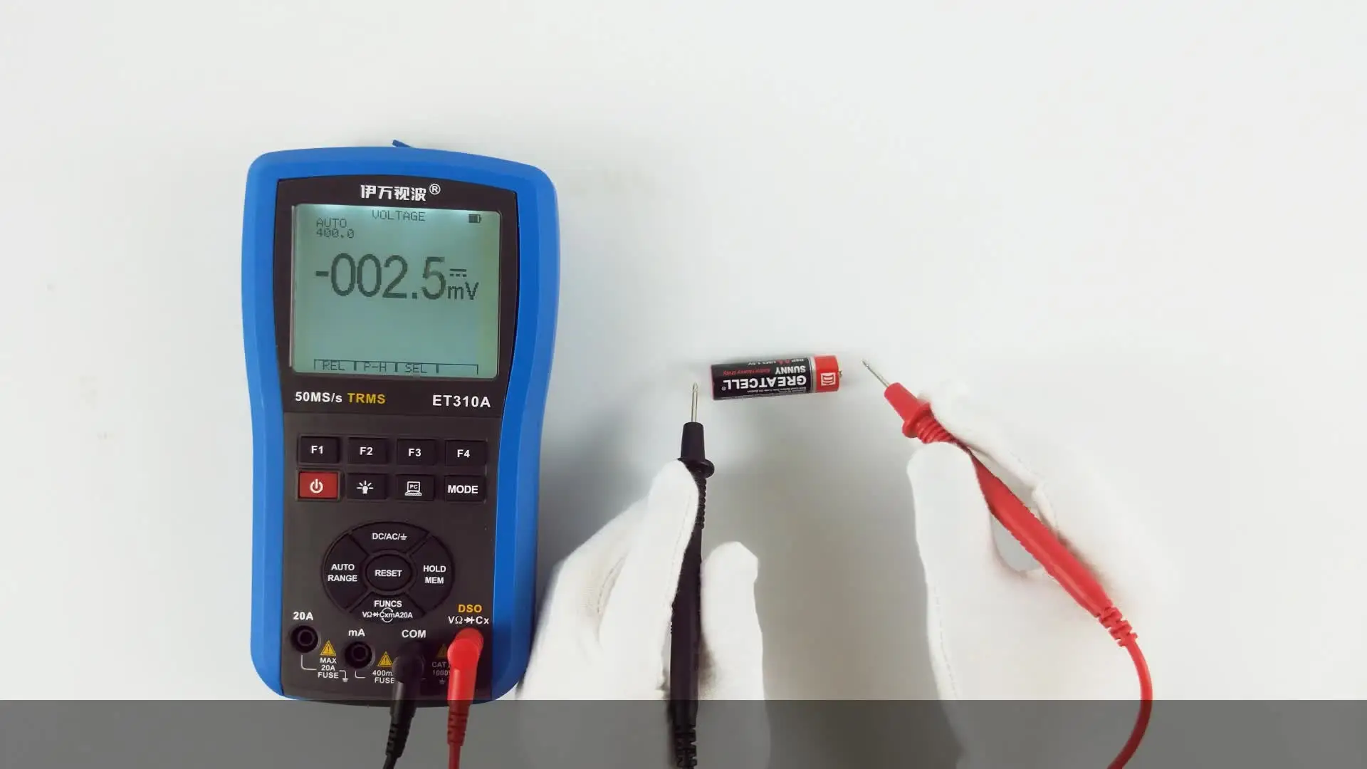 

ET310A Oscilloscope Multimeter Auto Waveform Capture AC/DC Voltage Current Resistance Capacitance Frequency Digital Oscilloscope