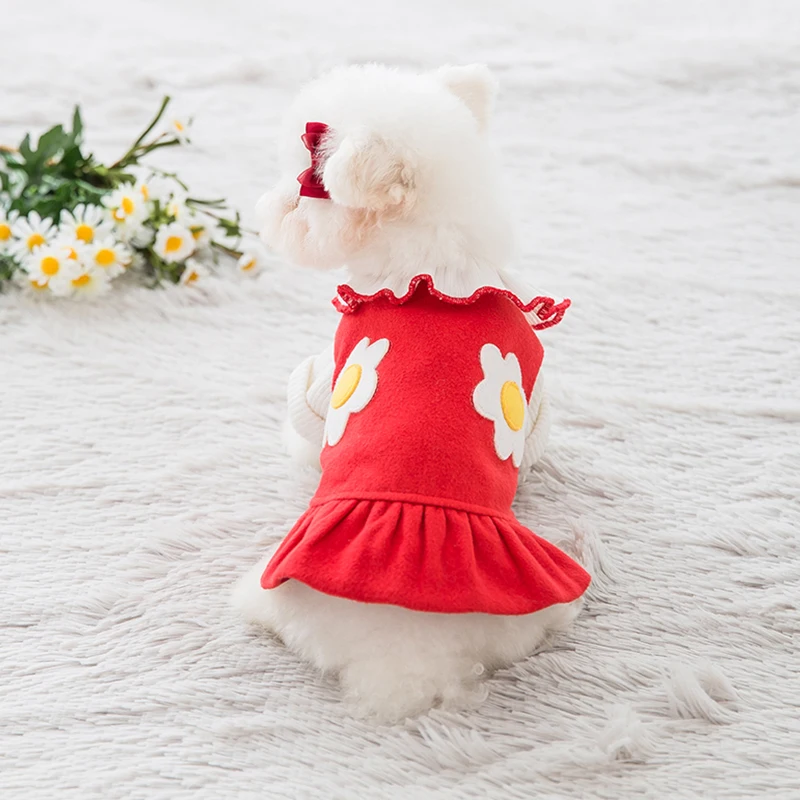 

Cat Dog Dress Spring Small Dog Clothes Puppy Skirt Chihuahua Yorkie Yorkshire Pomeranian Pet Clothing Dog Costumes Apparel