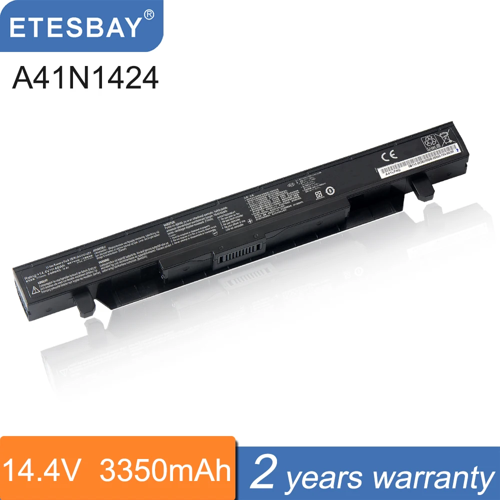 ETESBAY A41N1424 48WH 3350 мАч аккумулятор для ноутбука Asus Rog GL552VW DH71 DH74 GL552JX GL552 GL552V GL552VX GL552J GL552JW X55LM2H