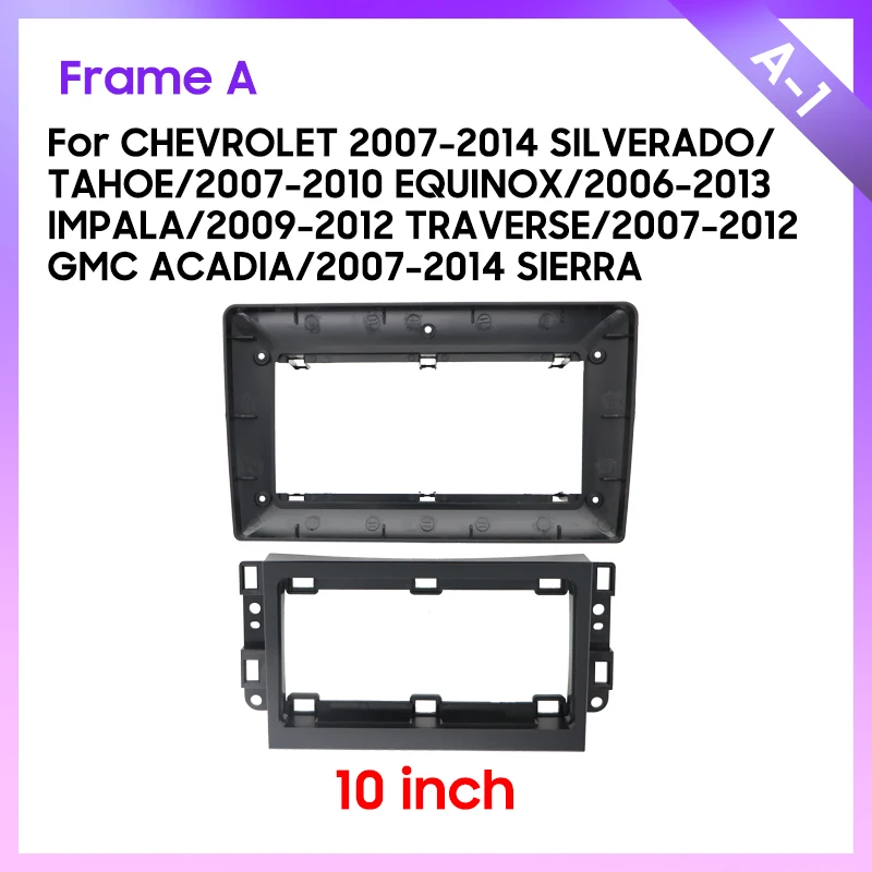 

MAMSM 10 дюймов для CHEVROLET SILVERADO/TAHOE/EQUINOX/IMPALA/TRAVERSE/GMC ACADIA/SIERRA автомобильный радиоприемник Android плеер рамка панели Fascia