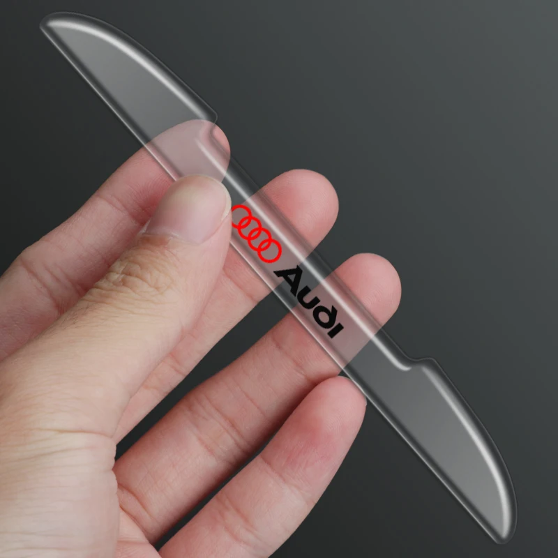 4 шт. резиновые наклейки на автомобильные зеркала заднего вида для Audi sline A4 B7 B8 B9 A3