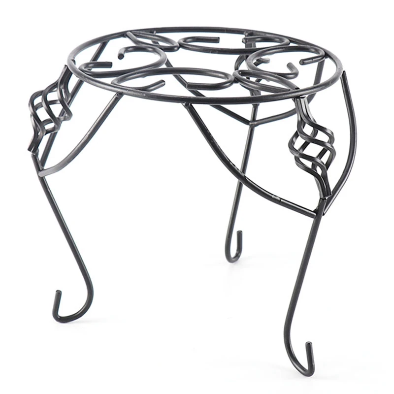 

Wrought Iron Potted Plant Standing Flower Pot Shelf Display Stand Garden Plant Stand Balcony Home Decoration Stand