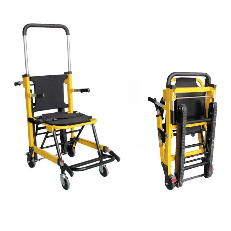 Шезлонг dɾscalade Manuelle Pliable d'Urgence Fauteuil Roulant en Alliage d'Алюминий Haut et Bas Machine