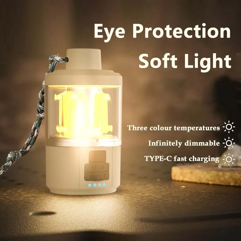 

New Outdoor Camping Light High Bright LED Tent Ambient Light Portable USB Emergency Flashlight Waterproof tent Lights