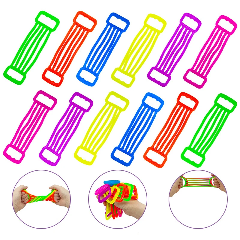 5 шт. детский эластичный ремешок для снятия стресса