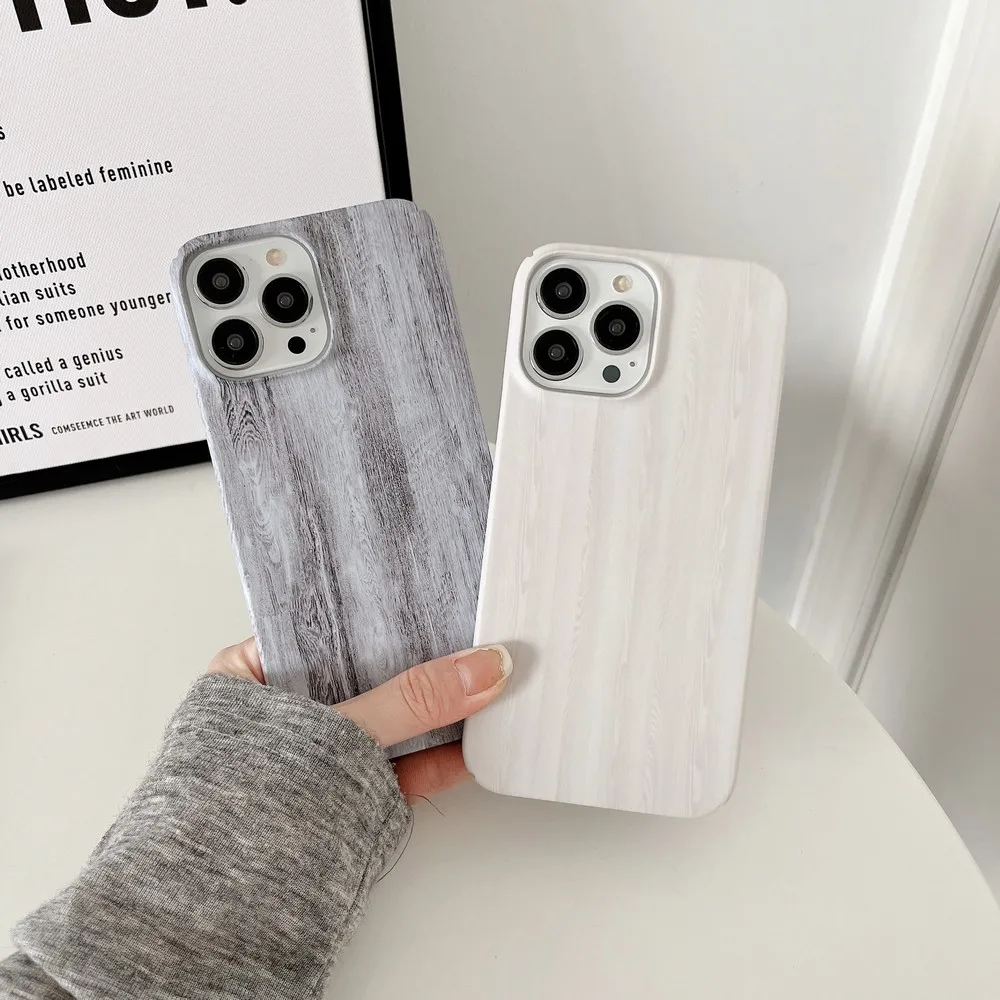 

Gray and White Wood Grain Phone Case For iphone 14 14Pro 14ProMax 11ProMax 11 12ProMax 12Pro 12 13ProMax 13 Soft Shell