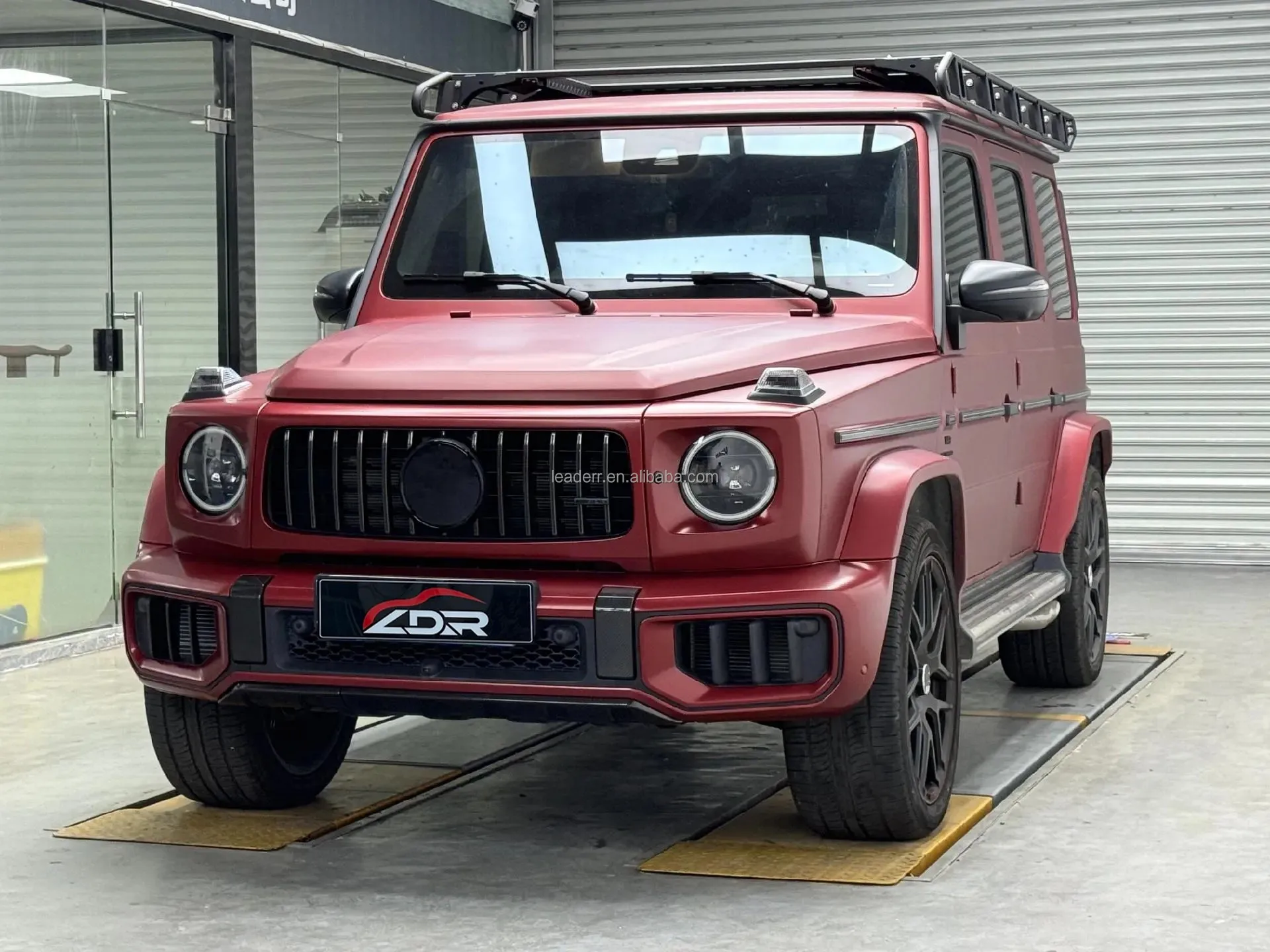Фото Комплект обвеса в стиле G63 для G-Wagon W464 W463a 2018-2024 (обновление до W465 2025) с бампером и решеткой радиатора для G-Class G350 G500 G550 №4