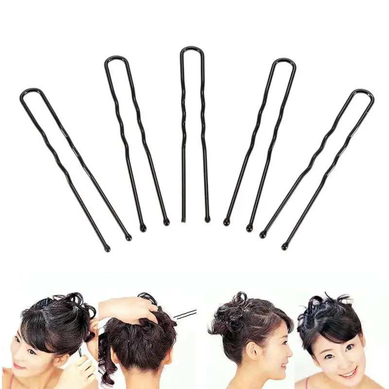 

Large Bobby Pins 7CM (2.75") Black Jumbo Bobby Hairpins for For Women Girls Thick Hair Thin Hair All Types of Hair Styling