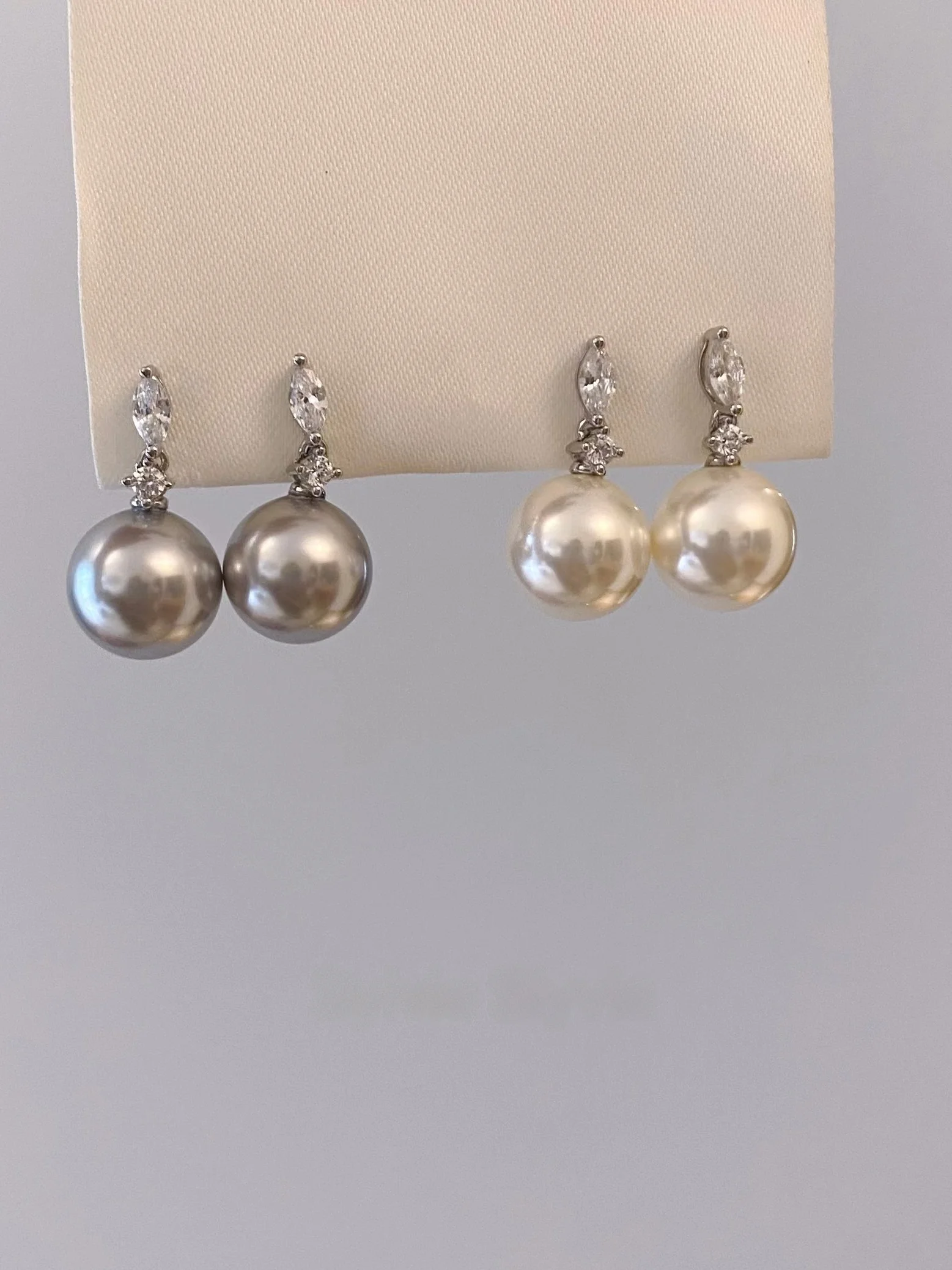 Серьги Feedback Sle S925 серебряные простые серьги со стразами и жемчугом