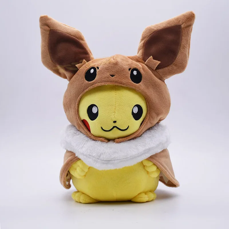 

Мягкая плюшевая игрушка Eevee для косплея Покемон Пикачу, кукла в подарок