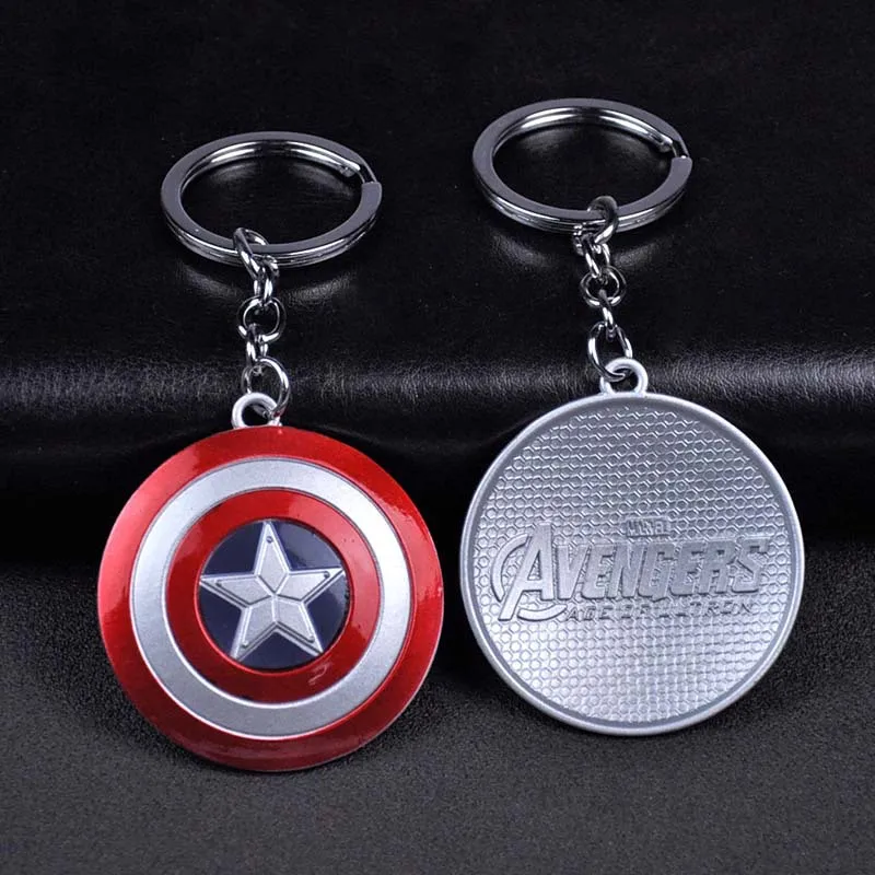 Новинка 2021 кольцо для ключей с супергероями Капитан Америка аксессуары косплея