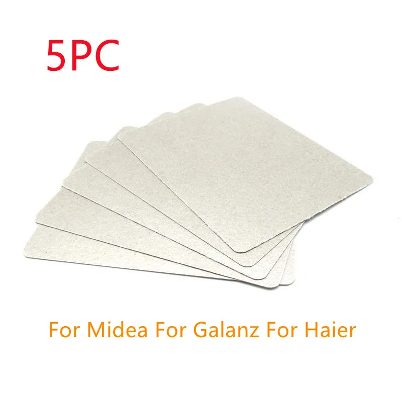 

5pcs 12x15cm Microwave Ovens Sheets Thickening Mica Plates Magnetron Cap Spare Parts For Midea For Galanz For Haier Universal