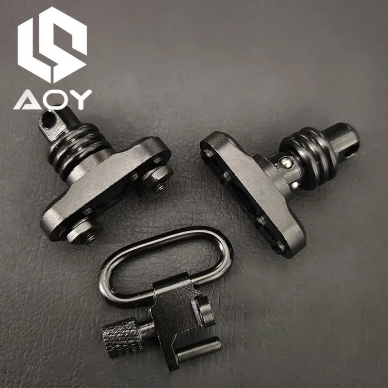 

Tactical Quick Release Metal QD Sling Mount Swivel Adaptor Fit M-Lok Picatinny Rail Base Outdoor Hunting Weapon Accessories