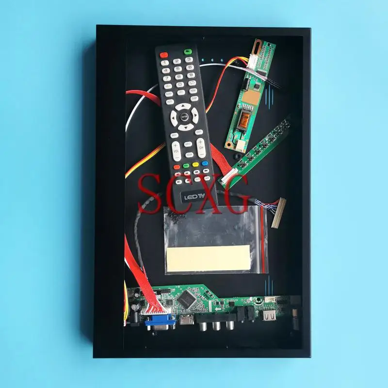 

For TX39D30VC1GAA LTD154EX0V TV Analog Driver Board+Metal Case VGA HDMI-Compatible USB LVDS 30 Pin 1280*800 15.4" 1CCFL DIY Kit