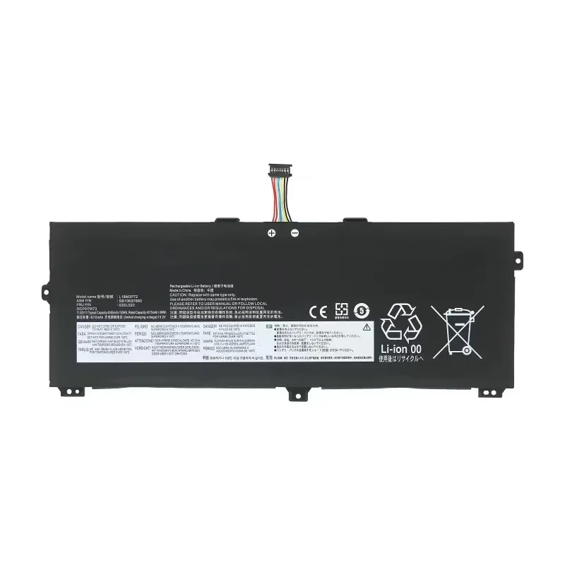 Фото Аккумулятор для ноутбука Lenovo X13 ThinkPad X390 X395 Yoga Gen 1 SB10W13927 SB10K97659 11.52V 50Wh L18L3P72 L18M3P72 №4