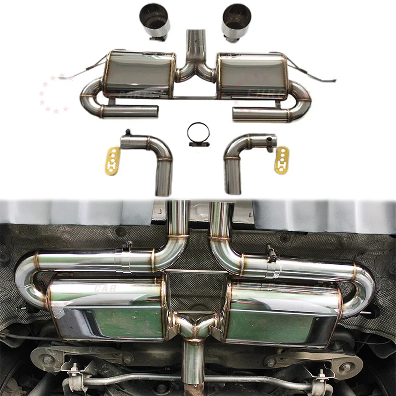 Универсальная выхлопная система для BMW X6 E71 обновление в стиле Хамана труба из